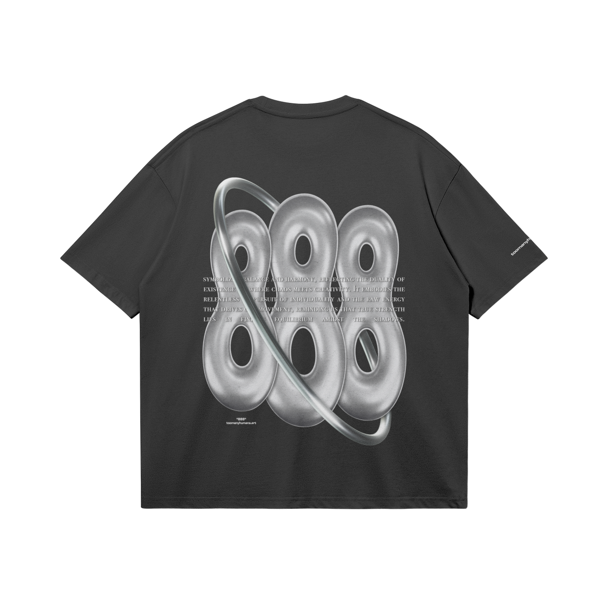 EightEightEight 001 'Chrome' Unisex Boxy