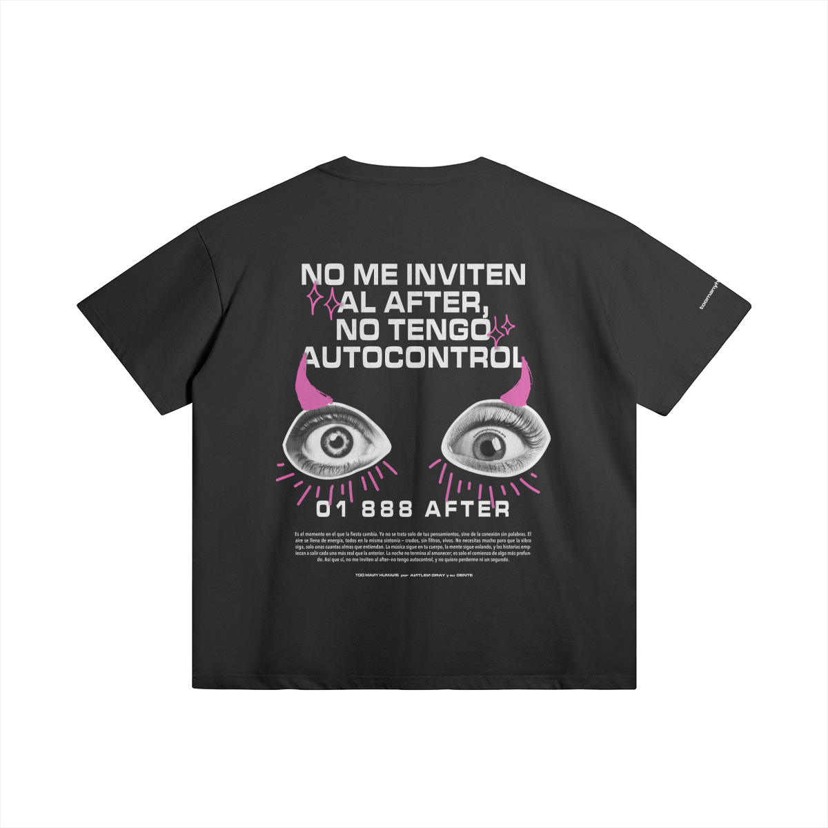 No me Inviten 01 Unisex Oversized