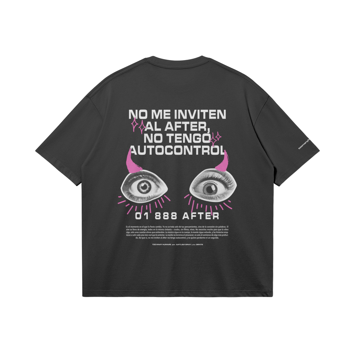 No me Inviten 01 Unisex Boxy