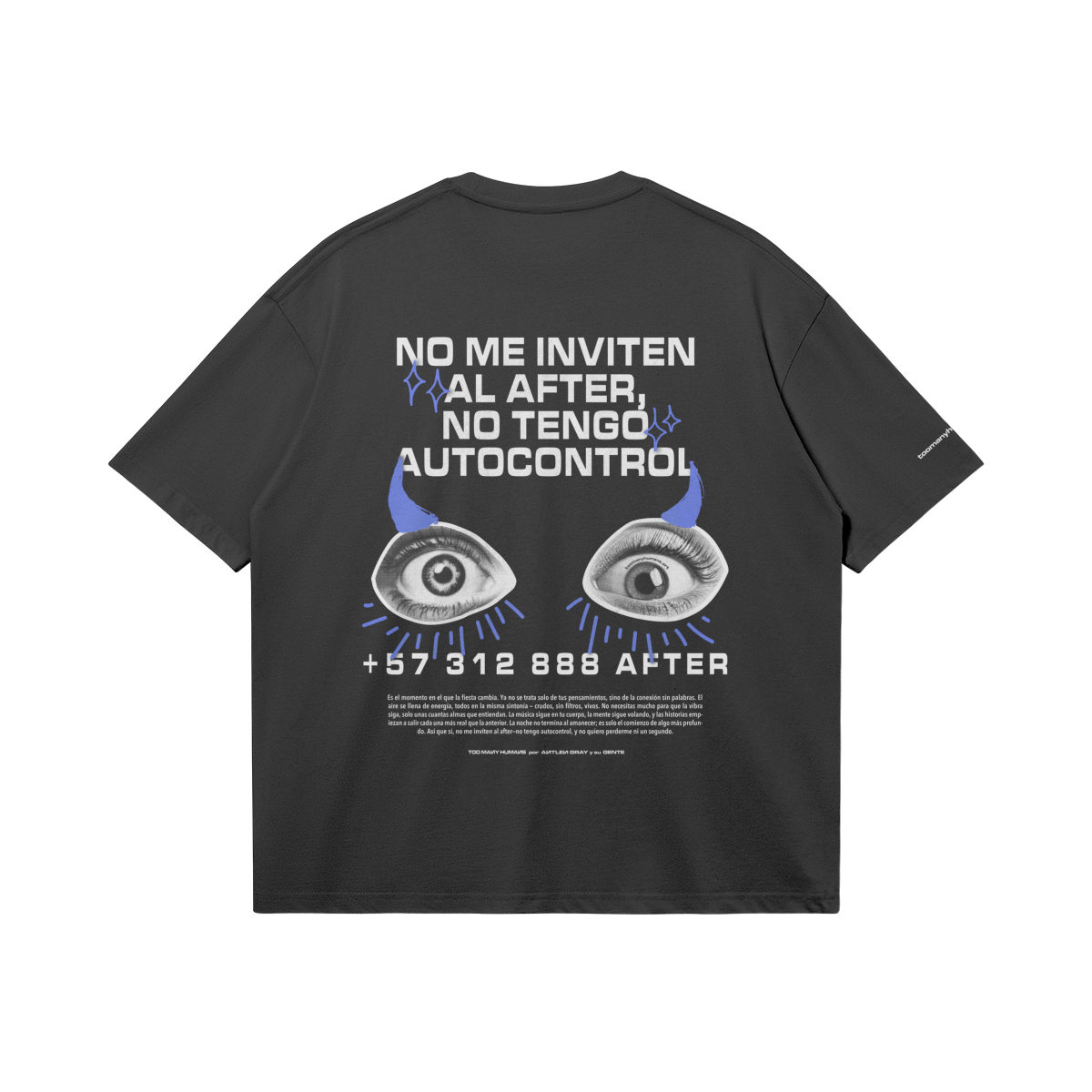 No me Inviten +57 Unisex Boxy