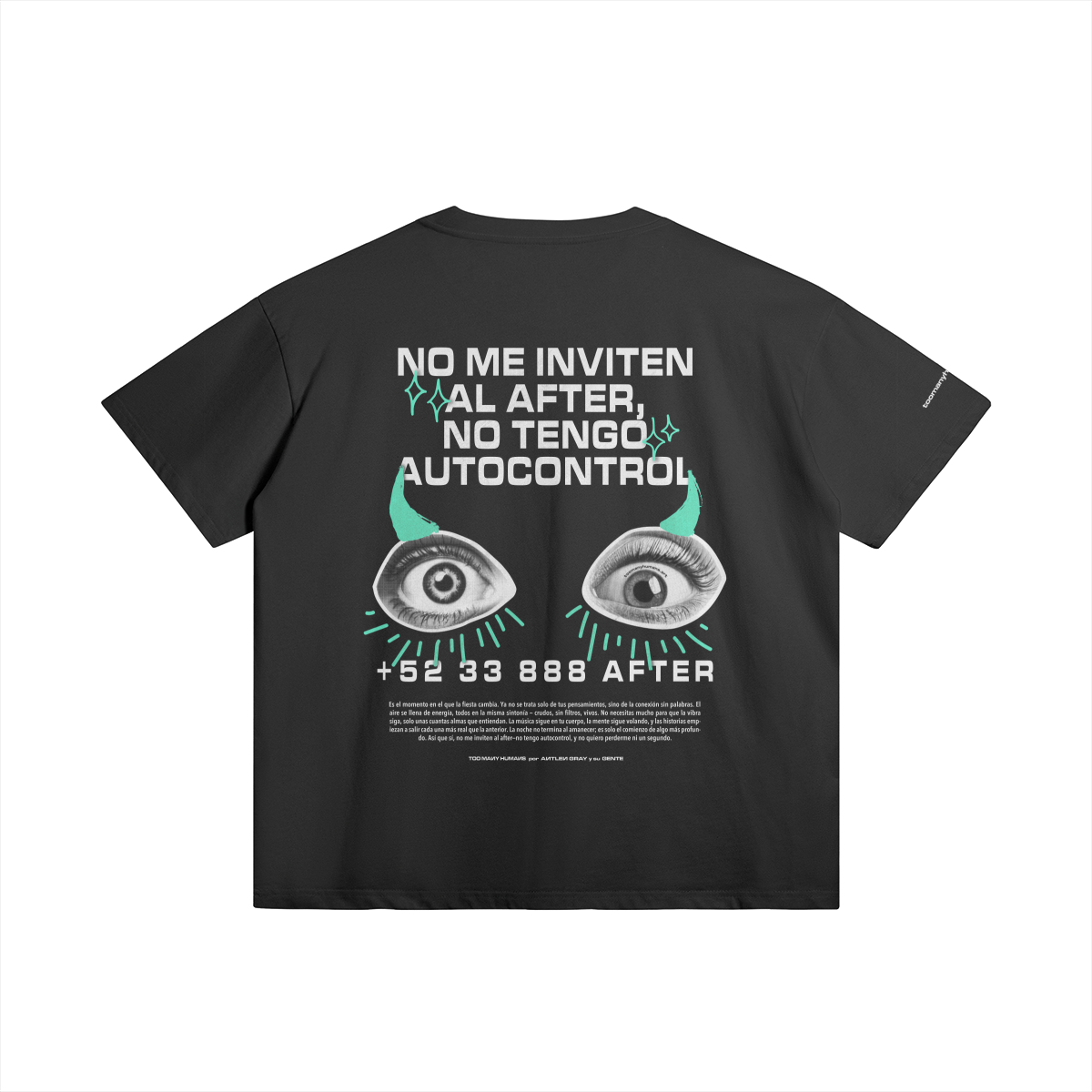 No me Inviten +52 Unisex Oversized